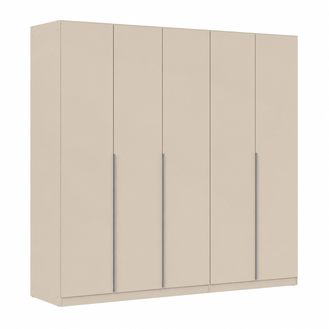 Rauch Möbel Kleiderschrank Alabama mit 6 Türen, 271 cm breit, Beige, ideal für Schlafzimmer und Flur
