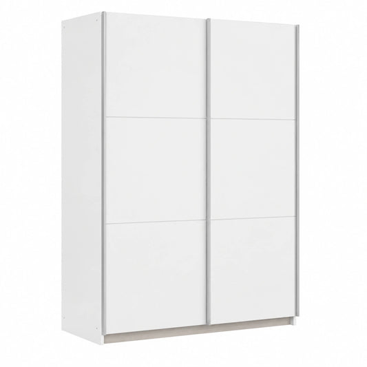 Rauch Möbel Sejo 2-türiger Kleiderschrank, vielseitig, mit Zubehör, Weiß, 131 cm