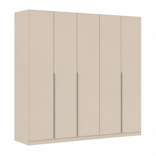 Rauch Möbel Kleiderschrank Alabama mit 6 Türen, 271 cm breit, Beige, ideal für Schlafzimmer und Flur