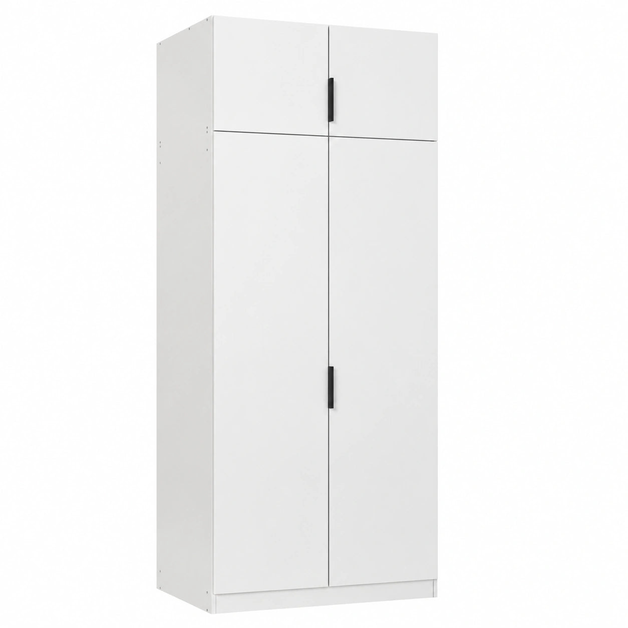 Rauch Möbel Lagoa 4-türiger Kleiderschrank, Weiß, für Schlafzimmer und Kinderzimmer