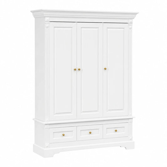 Exklusiver Kleiderschrank 'Emilia Gold' in Großformat