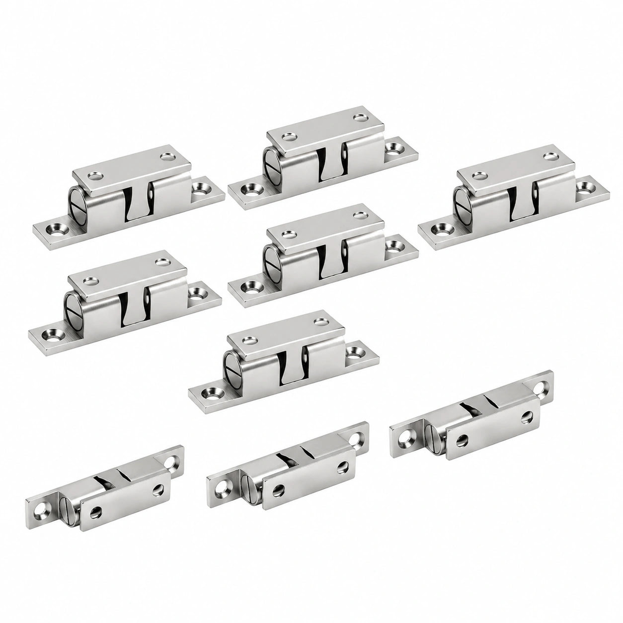 Magnetischer Kugelschnäpper 43mm, 10er Set, Tür- und Schrankschnapper, Möbelschnalle