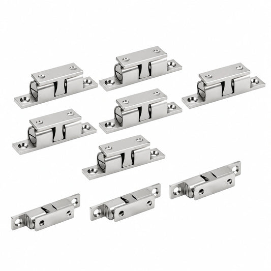 Magnetischer Kugelschnäpper 43mm, 10er Set, Tür- und Schrankschnapper, Möbelschnalle